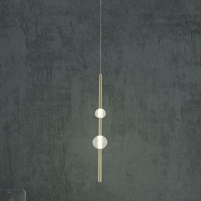 Light Prestige Vaku lampa wisząca 1x8 W złota LP-719/2PGD