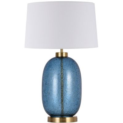 Light Prestige Amur lampa stołowa 1x60W niebieska/biała LP-919/1TBLUE