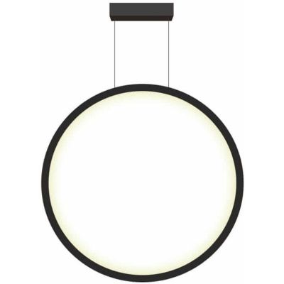 Outlet - Light Prestige Mirror lampa wisząca 1x50W LED czarna LP-999/1PLBK