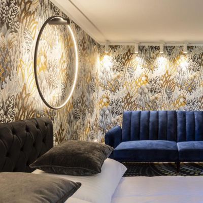 Light Prestige Mirror kinkiet 1x47 W czarny LP-999/1W L BK CCT