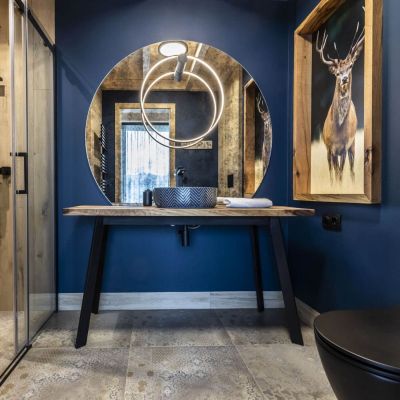 Light Prestige Mirror kinkiet 1x47 W czarny LP-999/1W L BK CCT