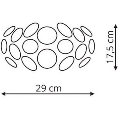 Light Prestige Ferrara kinkiet 1x60W chrom LP-17060/1W