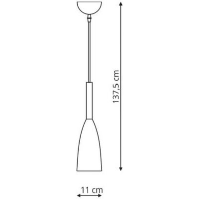 Light Prestige Solin lampa wisząca 1x60W złoty/czarny LP-181/1PGD