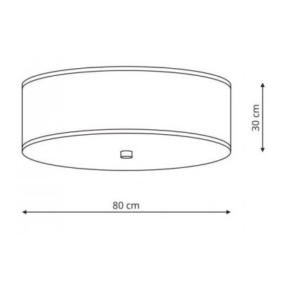 Light Prestige Girona plafon 6x60W szary LP-2190/6C-80GRY