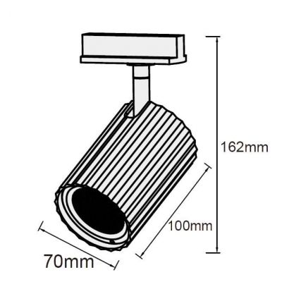 Light Prestige Tokio system szynowy 4x40W czarny LP-787SET1FBK