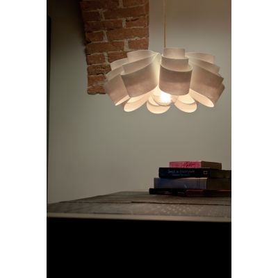 Loftlight Fiora 50 lampa wisząca 1x40W biała LLTFIOPE50