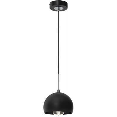 Luminex Cool lampa wisząca 1x60 W czarna 0516