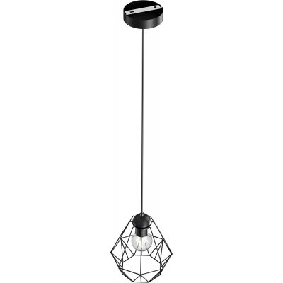 Luminex Bergen lampa wisząca 1x60 W czarna 0604