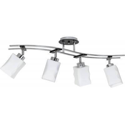Luminex Derby lampa podsufitowa 4x60 W czarna-chrom 0791