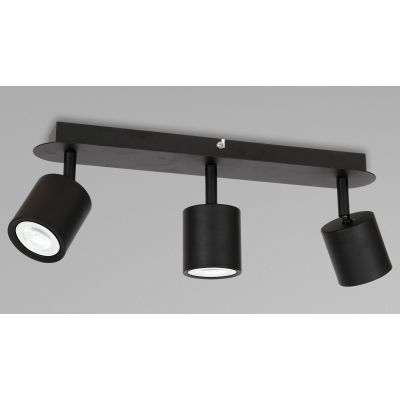 Luminex Demia lampa podsufitowa 3x8W czarna 1431