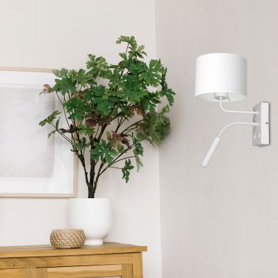 Luminex Arden kinkiet 1x15 W 1x8 W biały 3423