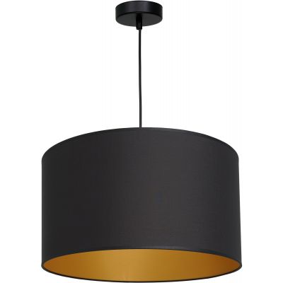 Luminex Arden lampa wisząca 1x60W czarny/złoty 3492