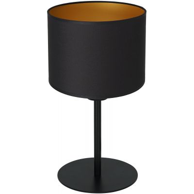 Luminex Arden lampa stołowa 1x60W czarny/złoty 3496