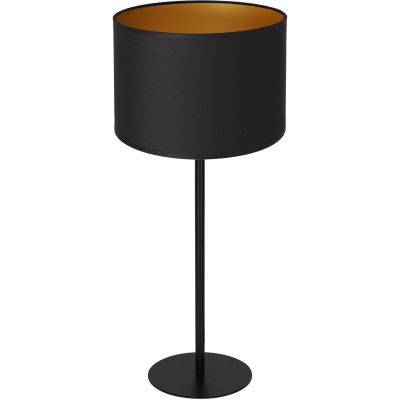 Luminex Arden lampa stołowa 1x60W czarny/złoty 3497