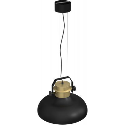 Luminex Hellsing lampa wisząca 1x60W czarny/mosiądz 4133