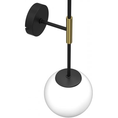 Luminex Glame kinkiet 2x15 W biały-czarny 4272