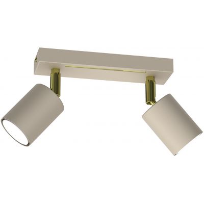 Luminex Striper lampa podsufitowa 2x8 W beżowa 4596