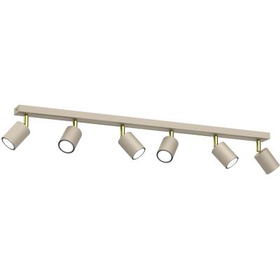 Luminex Striper lampa podsufitowa 6x8 W beżowa 4599