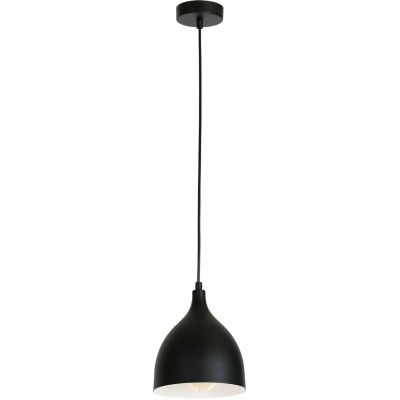 Luminex Noak lampa wisząca 1x60W czarny/biały 6221