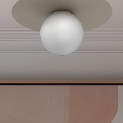 Luminex Flat lampa podsufitowa 1x15 W beżowa 3306