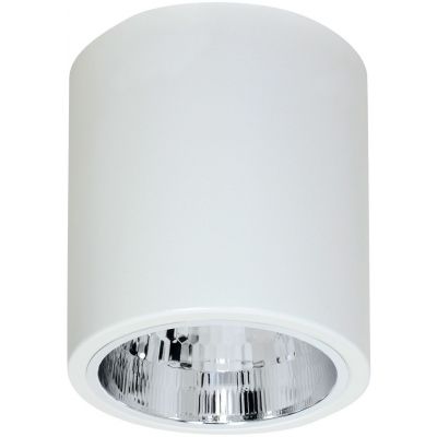 Luminex Downlight lampa podsufitowa 1x60 W biała 7238