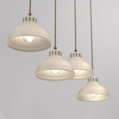 Luminex Sven lampa wisząca 4x15 W beżowa 8893