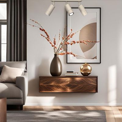 Luminex Link lampa podsufitowa 3x8 W beżowa 9528