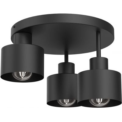 Luminex Parkla lampa podsufitowa 1x15 W czarna 9854