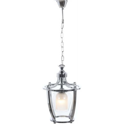 Lumina Deco Brooklyn W1 lampa wisząca 1x40W chrom/szkło przezroczysto-białe LDP1231-1CHR