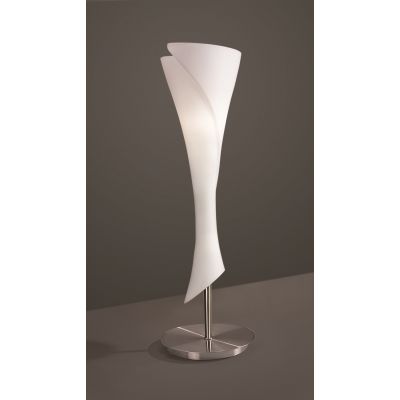 Mantra Zack lampa stołowa 1x20W opal/nikiel satynowy 0774