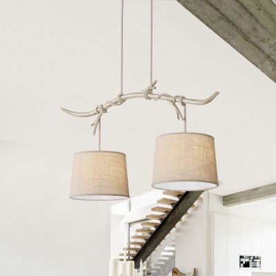 Mantra Sabina lampa wisząca 2x20W drewno 6177