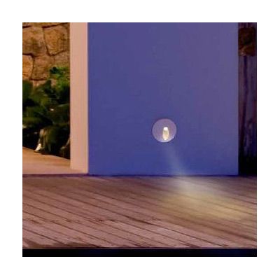 Mantra Aspen lampa przypodłogowa zewnętrzna 1x3W piaskowa biel 7023