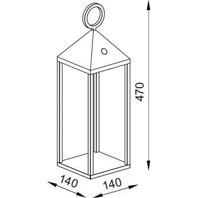 Mantra Astun lampa stojąca zewnętrzna 1x2,2W biała 6905