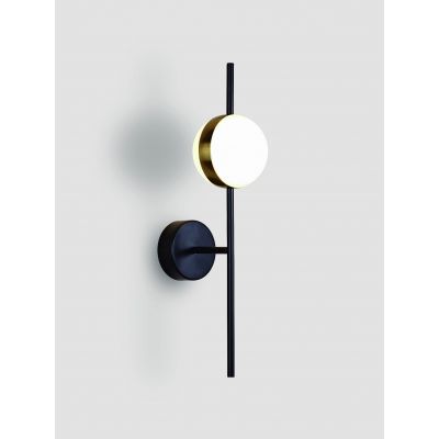 Mantra Cuba kinkiet 1x8 W biały-czarny-złoty 7163