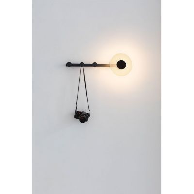 Mantra Venus lampa ścienna 1x6W z wieszakiem czarna 7293