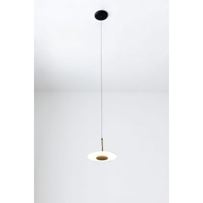 Mantra Orion lampa wisząca 1x8 W czarna-mosiądz 7305