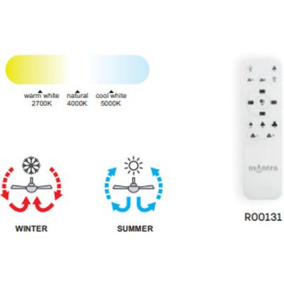 Mantra Tibet plafon 1x70 W czarny 7805