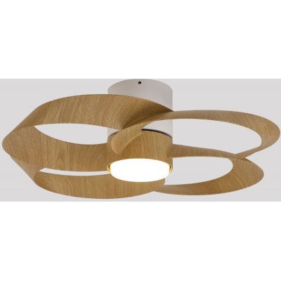 Mantra Rose lampa podsufitowa 1x22 W biała-drewno 8707