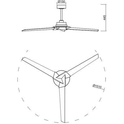 Mantra Brisa lampa podsufitowa x20 W biała 8726