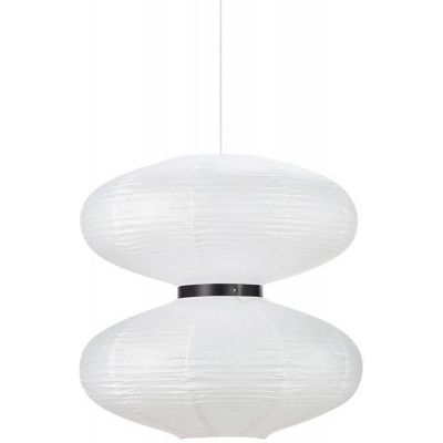 Markslöjd Dual lampa wisząca 2x15W biała/czarna 08215