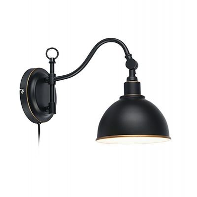 Markslöjd Ekelund kinkiet 1x40W czarny 104636