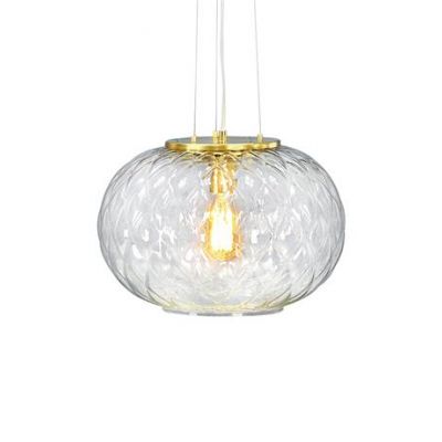 Markslöjd Boutique lampa wisząca 1x60W mosiądz/szkło 107003