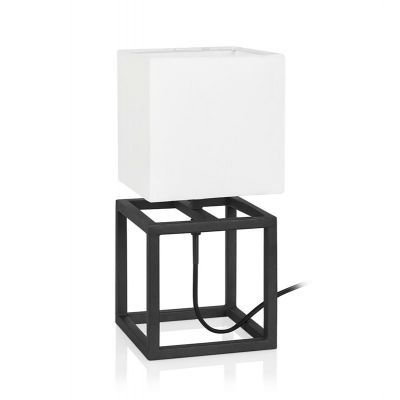 Markslöjd Cube lampa stołowa 1x40W czarny/biały 107305