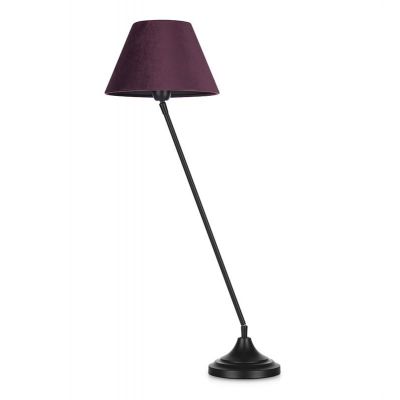 Markslöjd Garda lampa stołowa 1x40W czarny/fioletowy 107384