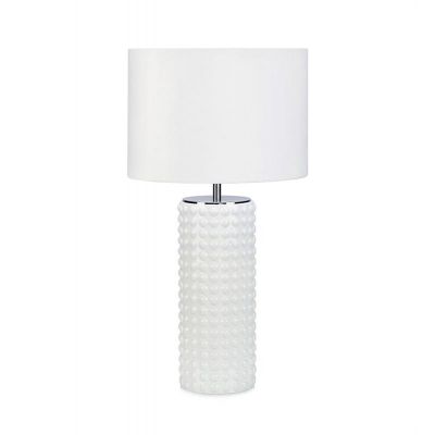 Markslöjd Proud lampa stołowa 1x60W biała 107484