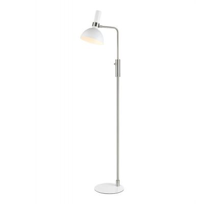 Markslöjd Larry lampa stojąca 1x60W biały/stal 107501