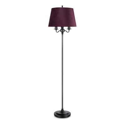 Markslöjd Jamie lampa stojąca 3x40W czarny/fioletowy 107530