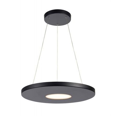 Markslöjd Plate lampa wisząca 1x18W czarna 107589