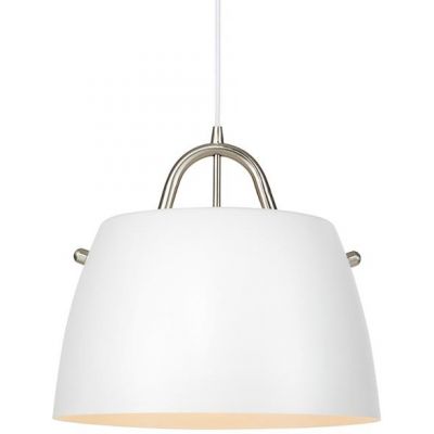 Markslöjd Spin lampa wisząca 1x60W biały/stal 107727