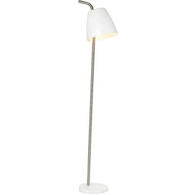 Markslöjd Spin lampa stojąca 1x60W biały/stal 107731